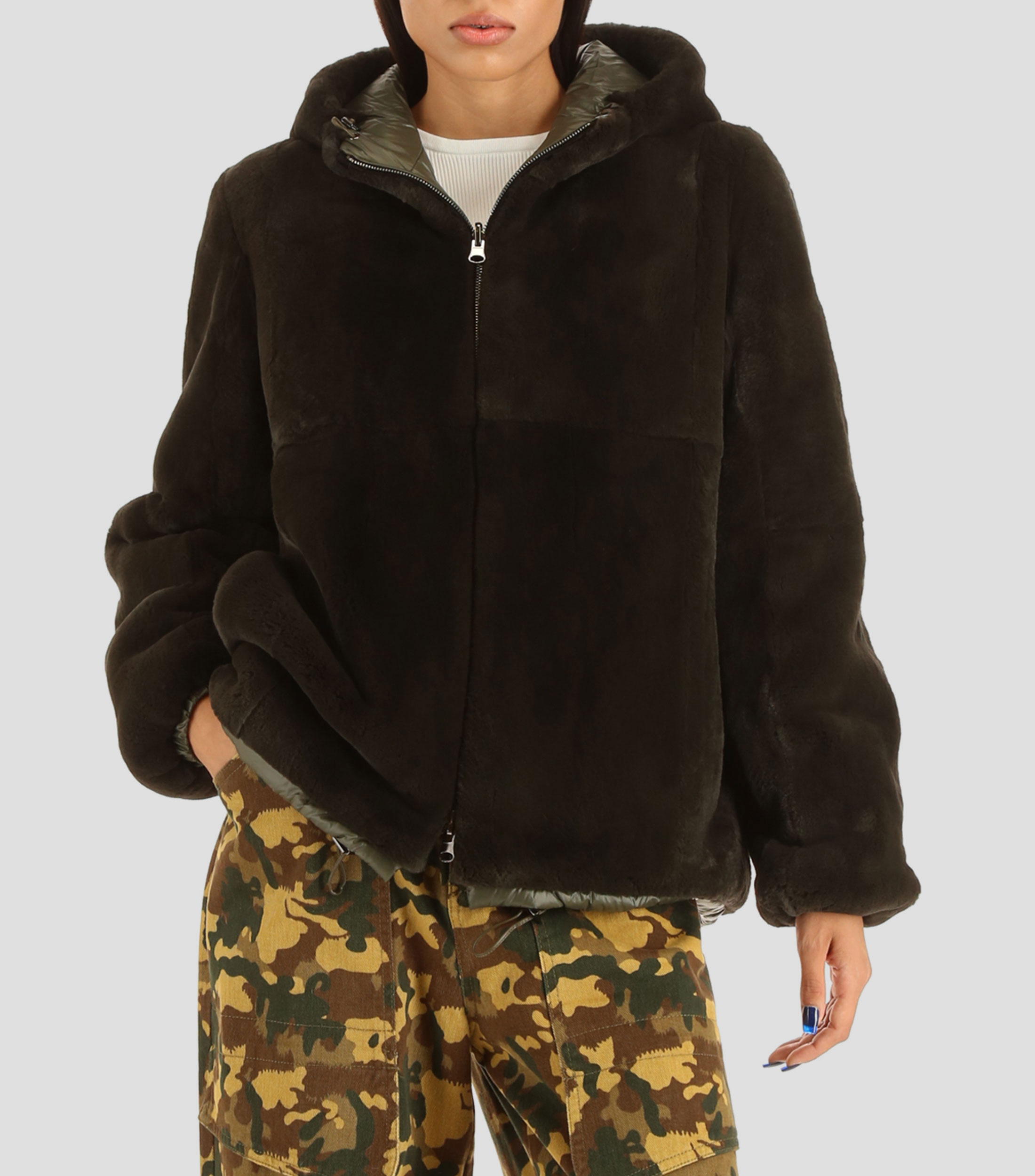 Chamarra Reversible Mujer
